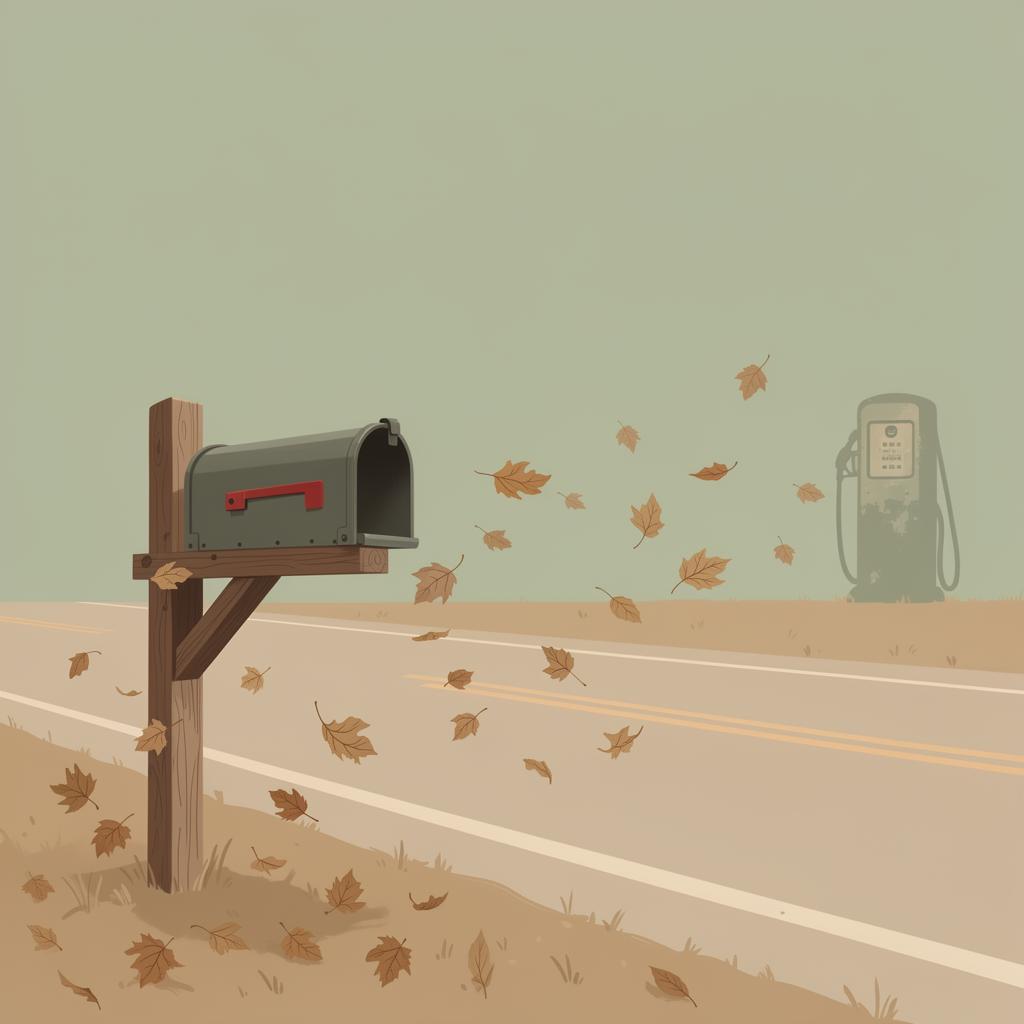 Empty mailbox and a Canadian gas pump symbolizing the end of the Canada Carbon Rebate