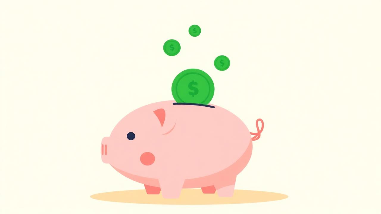 TFSA piggy bank with 2026 contribution coins